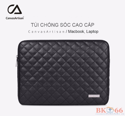 Túi chống sốc Macbook Laptop caro da-5
